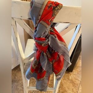 Gim Renoir Scarf Shawl Wrap Woodcock Pheasant Grouse Partridge 45 inches square